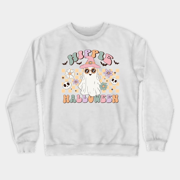 Halloween - Hippie Halloween Crewneck Sweatshirt by SweetDreamZ